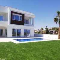 4 bedroom beachfront house for sale on Dekelia road with swimming pool