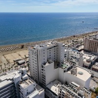 Two-Bedroom Beach Front Apartment with Sea View in Larnaca