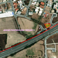 640 m2 residental plot in Oroklini